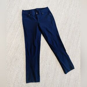 Nina Mclemore Womens Performance pants Stretch equestrian stretch low rise navy